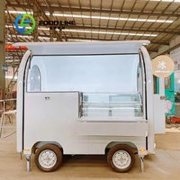 Fully Equipped Fast Food Truck for Sale Mobile BBQ Ice Cream Coffee Cart for Snacks Candy Chips