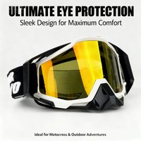 AliExpress NONE Unisex Motorcycle Goggles Anti Fog Windproof Riding Glasses for Men Women Motocross Dirt Bike ATV MX MTB Ski