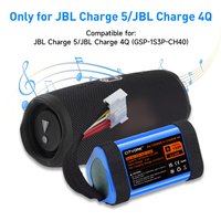 3.6V 12000mAh Replacement Battery for JBL Charge 5 Charge 4Q (GSP-1S3P-CH40) Speaker Battery Bateria Charge5 Wireless Bluetooth