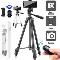 Bluetooth Remote Control Phone Tripod Stand Portable Lightweight Camera Tripod for Stable Video Photography and Mobile Holder