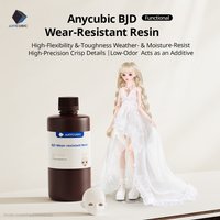 ANYCUBIC BJD Wear-Resistant Resin For LCD 3D Printer Photon Mono M7 3D Printing Resin UV Sensitive Resin