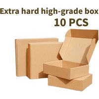 10 pcs super hard white/brown multi-size brown carton packaging wedding party gift chocolate candy event gift box