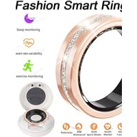 AliExpress Ola Esporte 2025 New Smart Ring Lady Heart Rate Sleep Health Monitor Menstrual cycle detection IP68 Waterproof Fashion Sport Rings Women Men