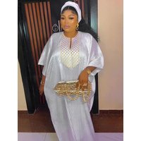 2026 Summer Party Dresses For Women African Dashiki Print Loose Boubou Ankara Outfits Dubai Muslim Hijab Abayas Evening Dress
