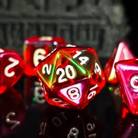 7Pcs/set Electroplating Multi-color Dice Set for DND RPG Games Dice Home KTV Club Entertainment Board Games Dice Toys Accessory