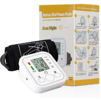 USB Digital Arm Blood Pressure Test Kit Cuff Sensor Monitor BP Automatic Pressure Tonometer Tensiometer Heart Rate Pulse Meter