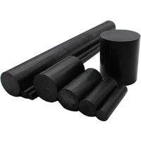 PA6-Stäbe aus reinem Nylon, verschleißfeste Stange für die Bearbeitung von schwarzem Durchmesser von 3 mm bis 300 mm