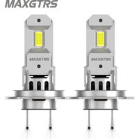 2Pcs Best Turbo H7 H18 LED Bulbs with Fan CSP Chip High Power 110W 20000LM for Mercedes W211 W203 Car Headlight Head Lamp