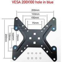 DL-A1 monitor mount extension bar parts DIY Accessory VESA100X100 to VESA 200X200 200X100