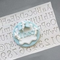 1pc Cake Molds Alphabet Letter Silicone Mold for Ice Cream Popsicle Molds Silicone Mould Fashion