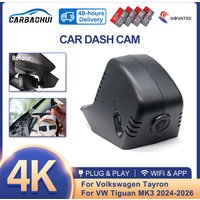 Nouveau! Enregistreur vidéo de tableau de bord WiFi Plug and Play OEM pour Volkswagen Tayron / VW Tiguan MK3 2024 2025 2026 avec contrôle par application