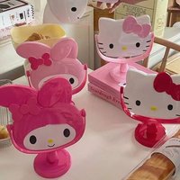 Hello Kitty My melody Fashion Dressing Table Bedroom Mirror Desktop Cosmetic Mirror Home Creative Dormitory Gift Wholesale