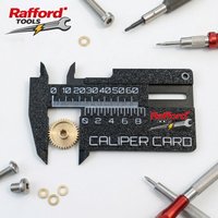 Rafford High precision portable vernier caliper, caliper card, lightweight and scratch esistant material for home DIY within 8cm