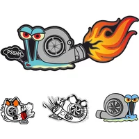 Turbo snail car sticker waterproof vinyl Decal accessory decoration 13cm