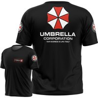 Resident Evil Umbrella Company 3D Print Sports Quick-dry Breathable Men Women T-shirt Outdoor Harajuku Game Short Sleeve Clothes