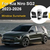 Car Sun Shades For Kia Niro SG2 2023 2024 2025 2026 Sunshades Magnetic Heat Insulation Privacy Mesh Visor Auto Accessories