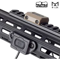 Tactical Pressure Remote Switch Tail Fit Mlok Keymod Picatinny Rail PEQ15 DBAL A2 Laser SureFire M300 M600FlashLight