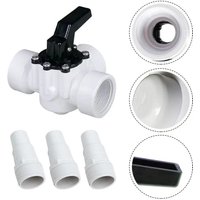Three Way Valve Pool Swimming Pool Pump Connection Hose Fitting 4715 For Zodiac For 32mm And 38mm Hoses Connection Adapter
