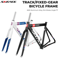 SKEACE S10 Fixie Frame Set 700C 6061 Aluminum Alloy Track Bike Frame Rim Brake BB68 120mm Rear 27.2 Seatpost Fixed Gear Bicycle
