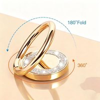 Glitter Phone Ring Stand, Round Ring Holder for Phone, Shiny Creative Round Stand in the Style of Instagram