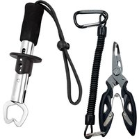 Stainless Steel Lure Pliers Fish Controller Set Multi-functional Spinning/Casting Fish Lip Grabber Fishing Equipment