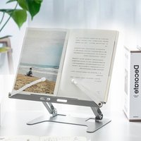 Multifunction Reading Stand,Extendable And Adjustable,Carbon Steel,Suitable For Reading,Mobile Phones,Laptops,Office Study Tools