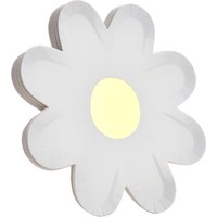 Small Daisy Picnic Tableware Disposable Flower Dinner Plate Decorative Cake Tray For Children's Birthday Party