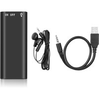 Professional Mini 8GB Voice Digital Audio Voice Recorder Mp3 Player 3 in 1 8G Memory Storage 192Kbps Recording WAV