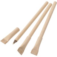 24 Pcs Eco Friendly Ballpoint Pens,Made from Kraft Paper for Office Stationary Supply