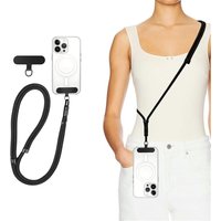 Universal Phone Lanyard, Adjustable Crossbody Strap for Cellphones, Anti-Theft Neck Strap with Tether Tab for Men Women