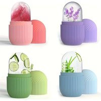 Silicone Ice Mold For Face Beauty Facial Ice Cube Mold Ice Roller For Face And Eye Icing Gua Sha Face Massage Skin Care Tool