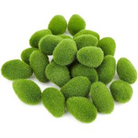 Fensong Artificial Moss Rocks Green Moss Decoration Suitable for Floral Arrangement Fairy Gardens and Crafting Moss Wall Art Fak