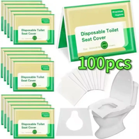 Toilet Seat Cover Disposable Travel Flushable Paper for Adults Kids Potty Training Potty Biodegradable Public Airplane Camping