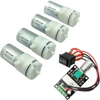 3.7V 6V 12V Mini 370 Diaphragm Air Vacuum Pump Negative Pressure Suction Breast Pump Aquarium Pump with Air Flow Controller