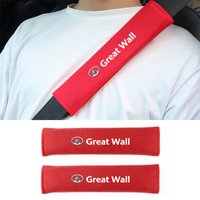 2Pcs Car Seat Belt Cover Shoulder Protector for GREAT WALL GWM M4 STEED Poer Wingle 5 Haval Auto Accessories