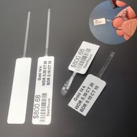 High quality Rattail Jewelry tag 3.5"x 0.437" printed by Zebra ZD421T thermal transfer printer