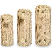 Natural Indonesian Real Rattan Wicker Cane Webbing Roll Furniture Chair Table Repair Material Cabinet Door Ceiling Wall Decor