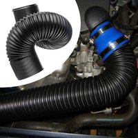 Cold Air Intake Pipe Flexible Car Cold Air Intake Inlet Pipe Adjustable Duct Tube Hose 39.3 Inch Length Car Engine Filter Air
