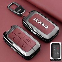 Car Key Case for Chery Icar V27 REEV Accessories 2026 Car-Styling Keychain Remote Cover Shell Housing Ring Holder Fob