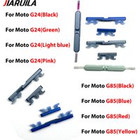 New for Motorola Moto G24 G35 G45 G85 Power Button+Volume Side Button Set Replacement Parts