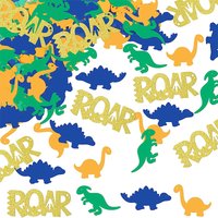 100 Stück Dinosaurier-Konfetti Jurassic Dinosaurier-Tischkonfetti Geburtstag Babyparty Dino Dschungel Thema Partyzubehör