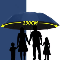 130CM Whole Family Umbrellas Super Large Folding Umbrella for Several People Rain Windproof Sunny Umbrellas Rainy Paraguas