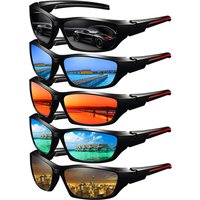 AliExpress SNQP 5 PCS Fashion Vintage Driving Fishing Cycling Sports Sunglasses Men Women Running Mountaineering Sport Sun Glasses UV400 Eyewear