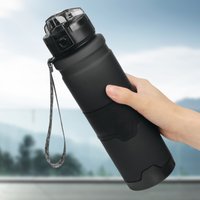 Bouteille d'eau sans BPA 1000ml, bouteille à boire portable de voyage en plein air Bouteille en plastique écologique étanche pour le thé aux fruits