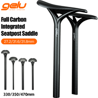 GELU T700 Carbon Integrated Seatpost with Saddle Ultralight Full Carbon Road Bike Seat Post 27.2/31.6/31.8 SL8 Frame Compatible