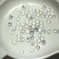Factory Wholesale 100% Real Natural Round Strong Light Moonstone Gemstone Loose Gems Diy Material for Jewelry