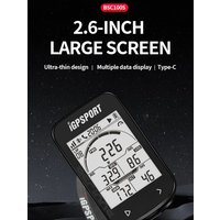AliExpress NONE iGPSPORT BSC100S Bicycle Computer Cycling GPS Odometer Bike Speedomet Riding Cycling Waterproof Speedometer 2.6inch Large Screen