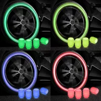 New Car LED Flashing Colorful Gas Nozzle Tyre Valve Cap Lamp for Auto Motorcycle Bicycle Tire Wheel Light Motion Sensor