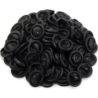 100/200PCS Black Disposable Finger Gloves Dust-proof Anti-Slip Multi-purpose Finger Cots for Fingertip Cleaning and Protection