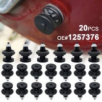 20X Nylon Plastic Rivets 8mm Hole Fastener Clip Car Door Panel Card Push Retainer Trim Clips For Ford Kuga C-Max Focus 2005-2014